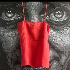 new BASILE ITALY EMBROIDERED HANDKERCHIEF LINEN BUSTIER CAMISOLE IT 42 /6